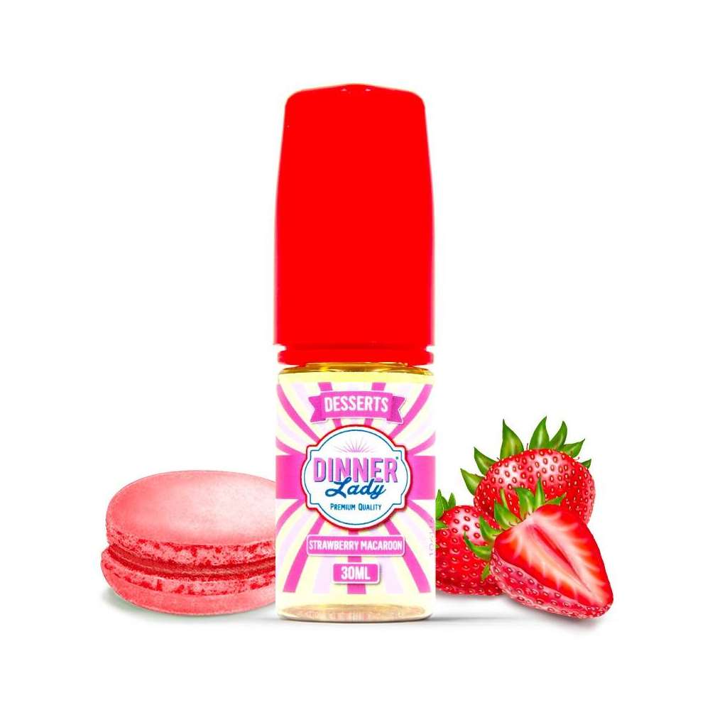 Dinner Lady - Strawberry Macaroon 30ml Concentré