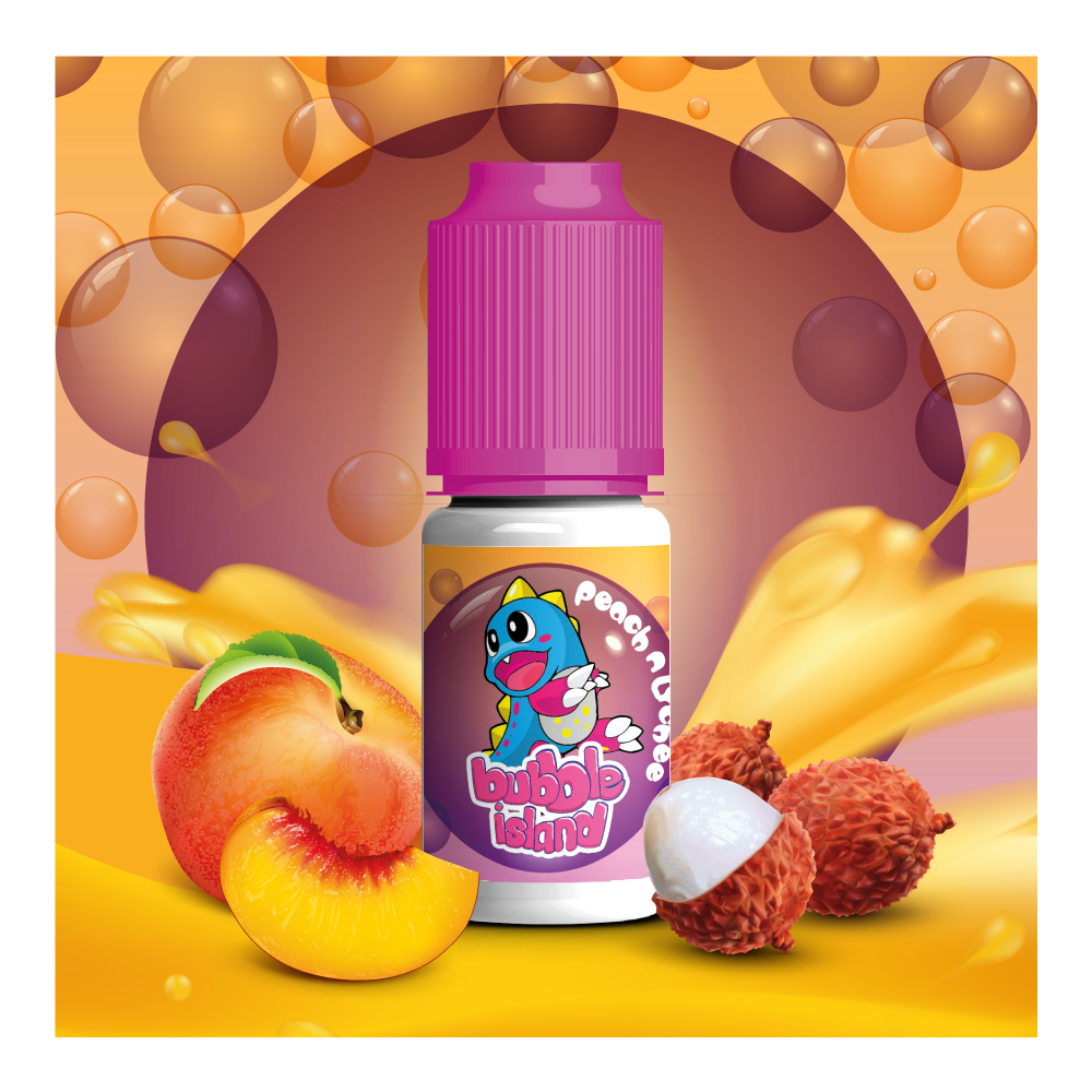 Bubble Island - Peach Lychee Concentré