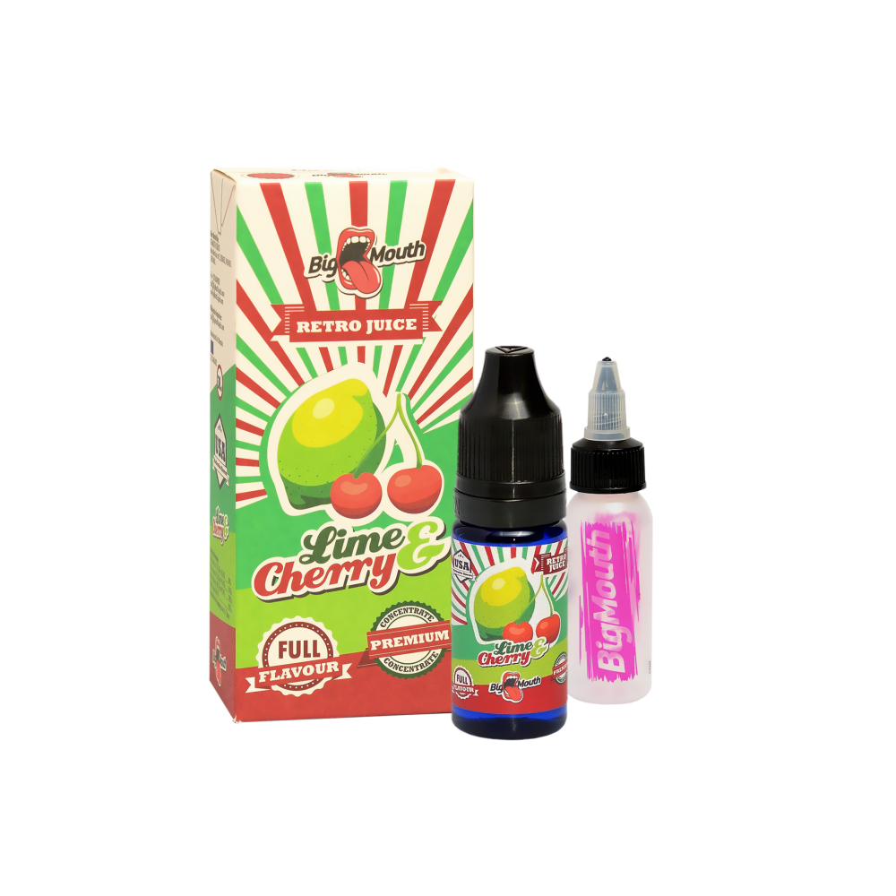 Big Mouth - Lime & Cherry Retro Juice