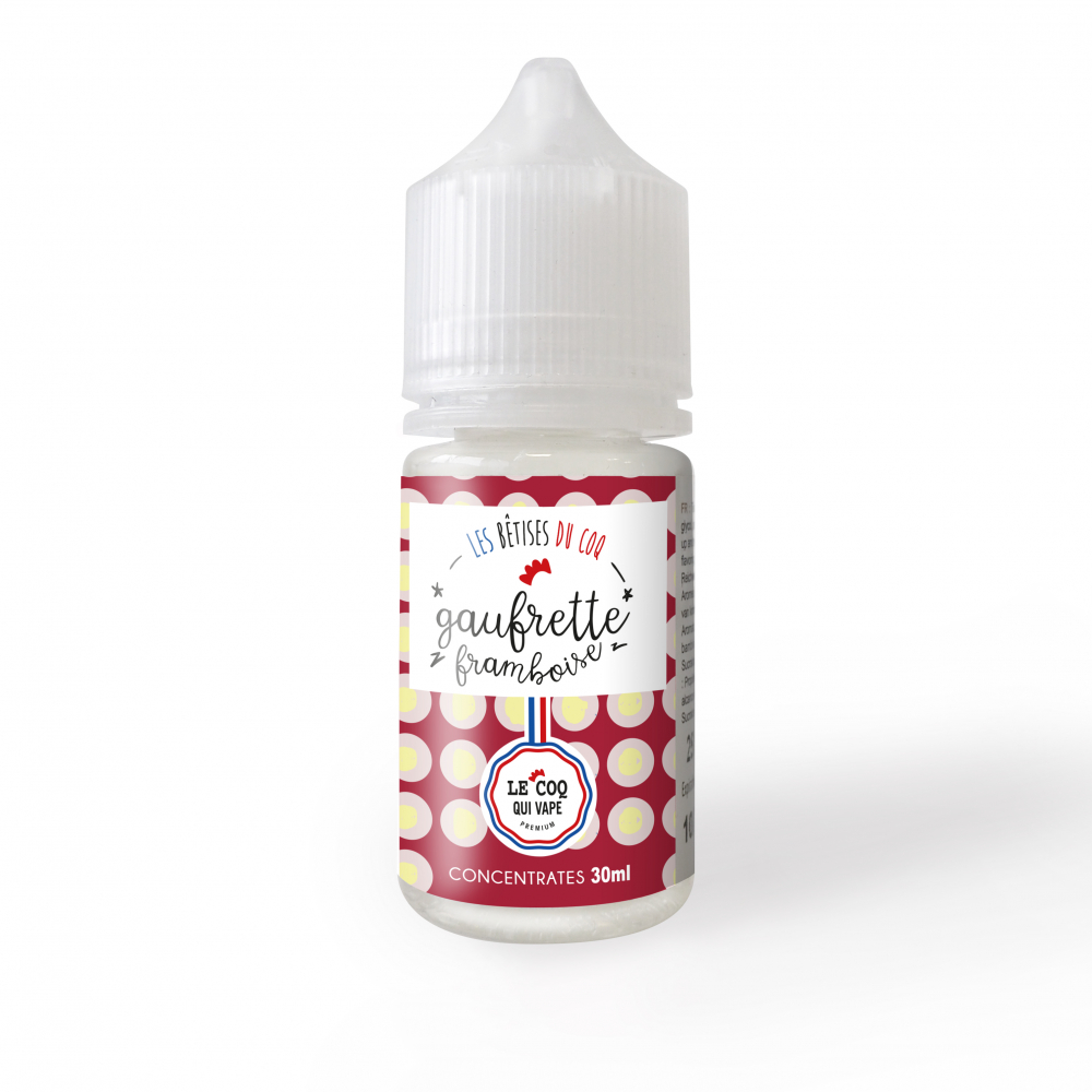 LES BÊTISES DU COQ - Gaufrette Framboise concentre 30ml