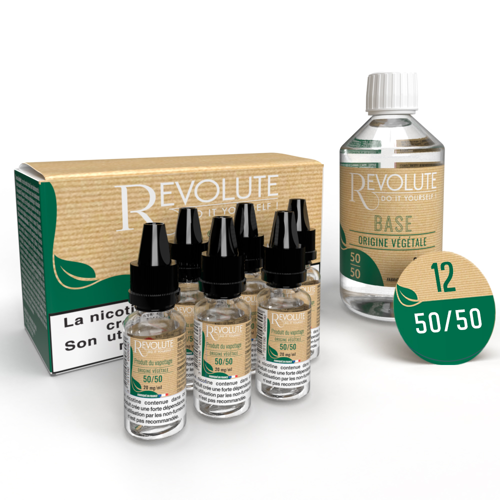 Revolute - Base Pack TPD 50/50 12MG 100ML