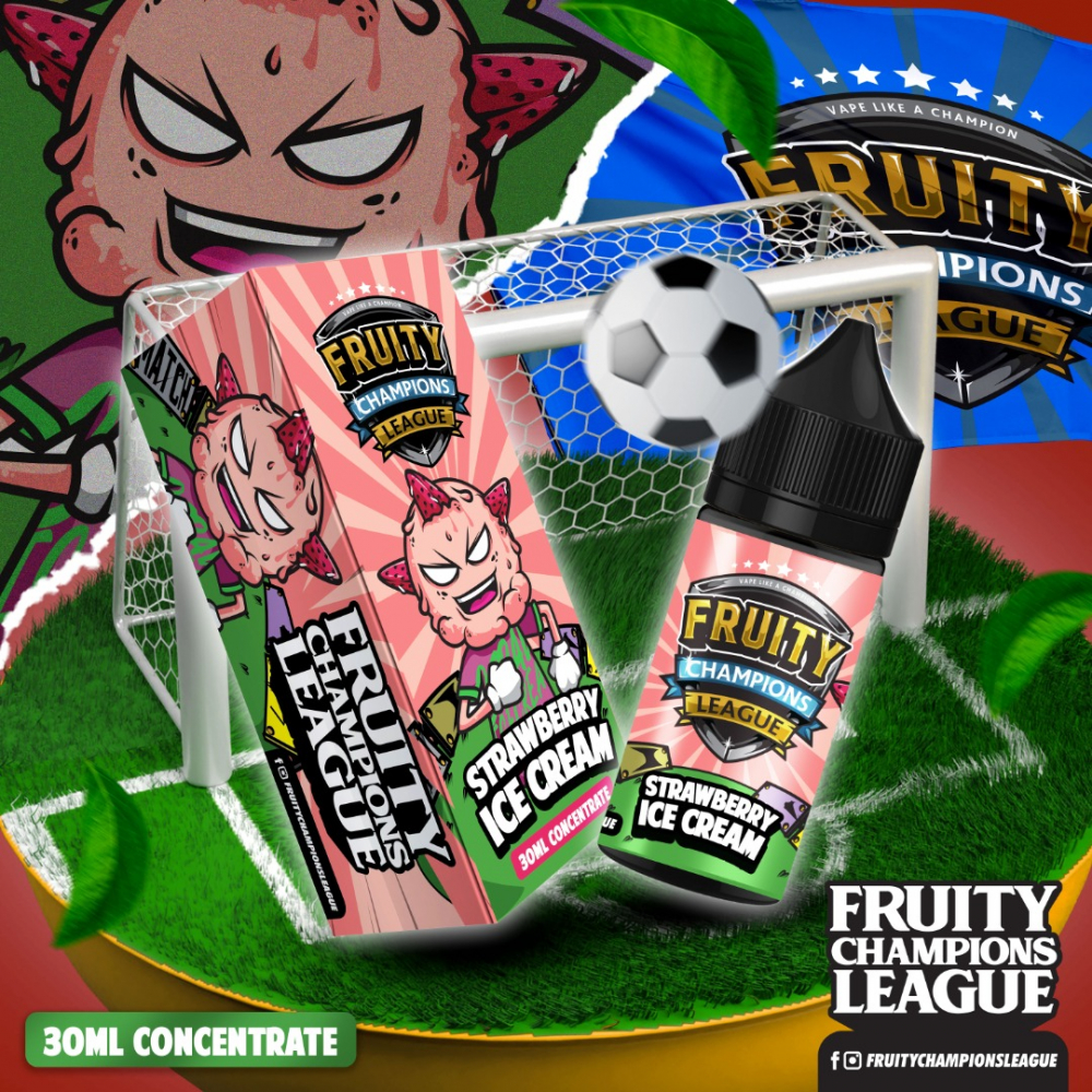 Fruity Champions League - Strawberry Ice Cream 30ML