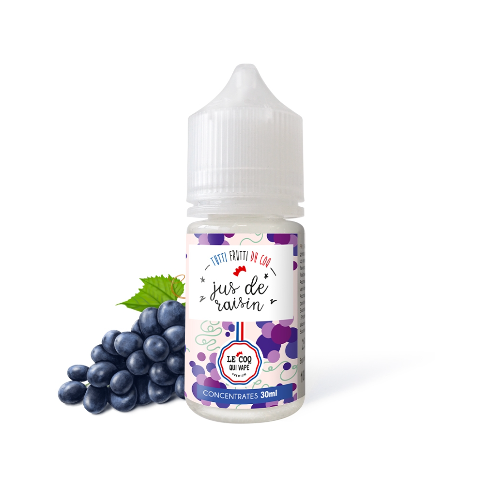 TUTTI FRUITI DU COQ -Jus de raisin 30ml