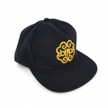 Dotmod - Casquette noir au logo jaune