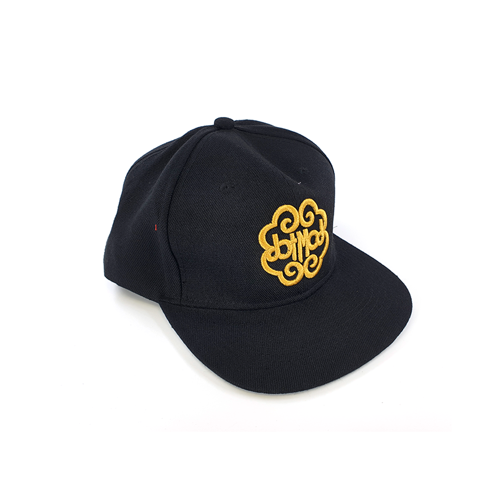 Dotmod - Casquette noir au logo jaune