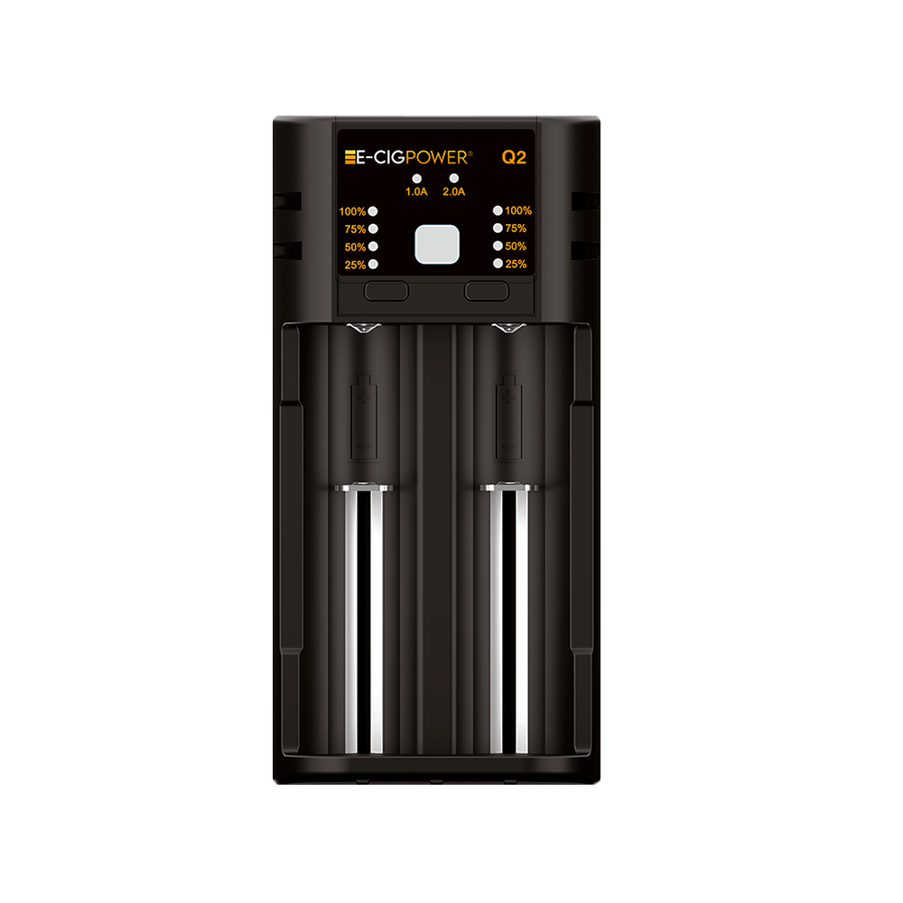 E-Cig Power - Q2 Micro USB Led Charger Li-On Battery