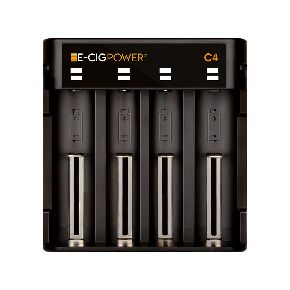 E-Cig Power - C4 USB-C LED Li-On Battery Charger