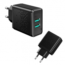 AC Adapter - 2 USB max 2.4A 5V