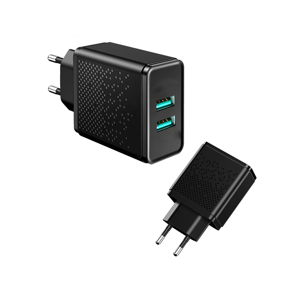 Chargeur Secteur - 2 USB max 2.4A 5V