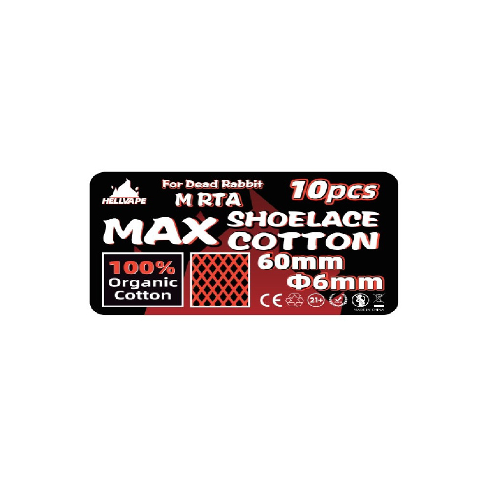 Hellvape - Dead Rabbit M RTA Max Shoelace Cotton X10