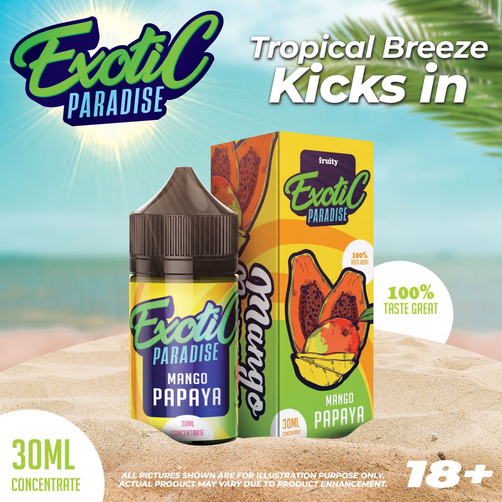 Exotic Paradise by Cloud of niners - Mango Papaya 30ml