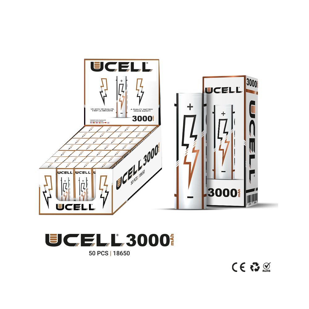 Ucell - Accu 18650 2500mAh 30A