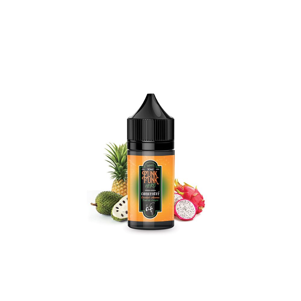 Punk Funk Hero - Corossol Ananas Fruit du Dragon Concentré 30ml