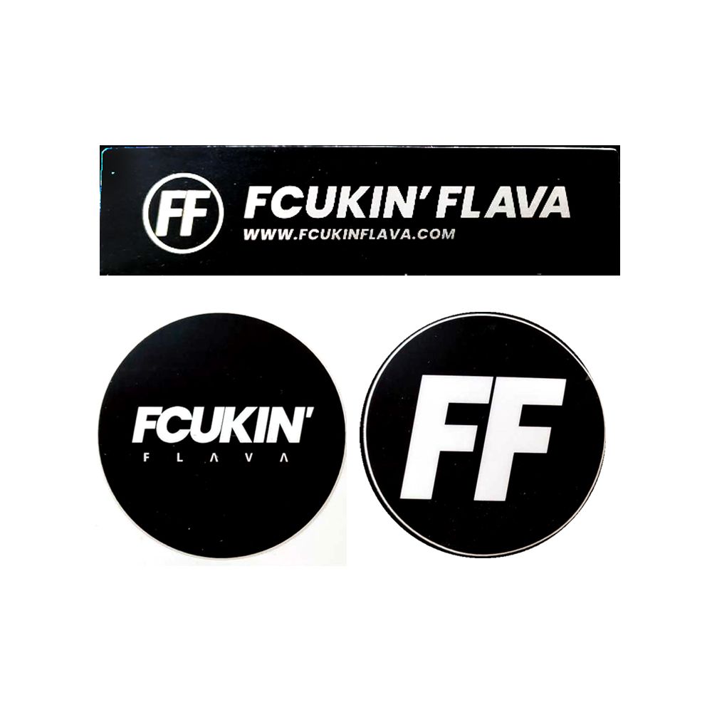 Fcukin Flava - Stickers Collant X3