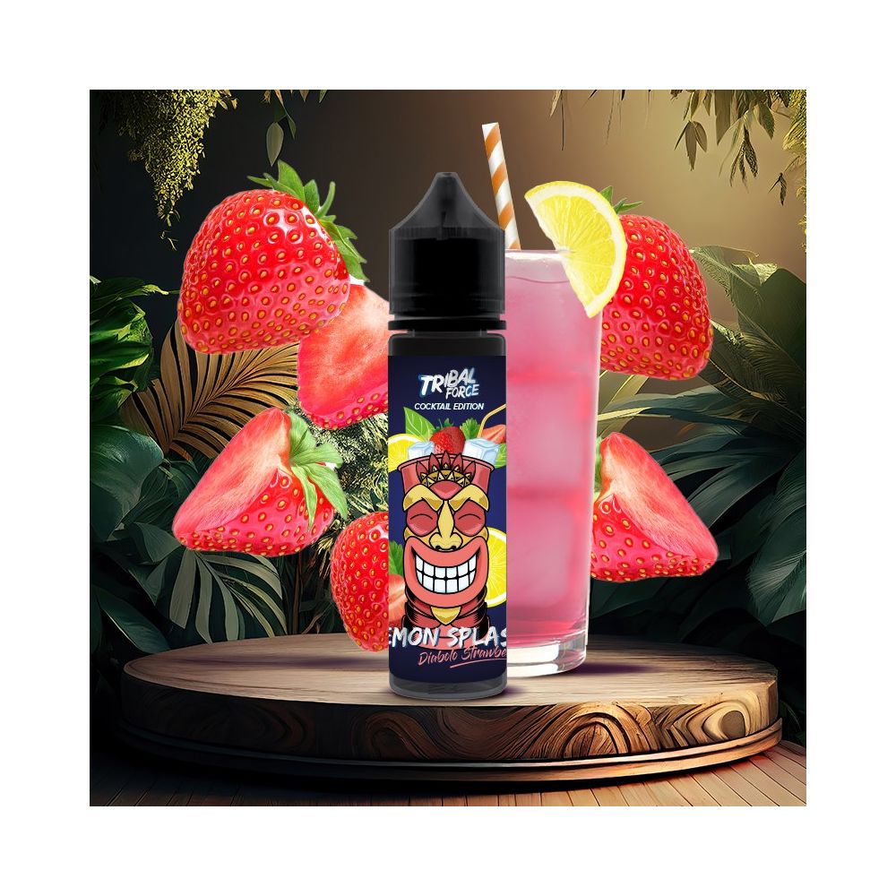 Tribal Force - Lemon Splash Strawberry (Diabolo Fraise)Special Edition 0mg 50ml