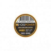 E-Cig Power - Ni80 Quad Core Fused Clapton X20