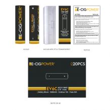 E-Cig Power - Accus EV6C-18650 3500mAh