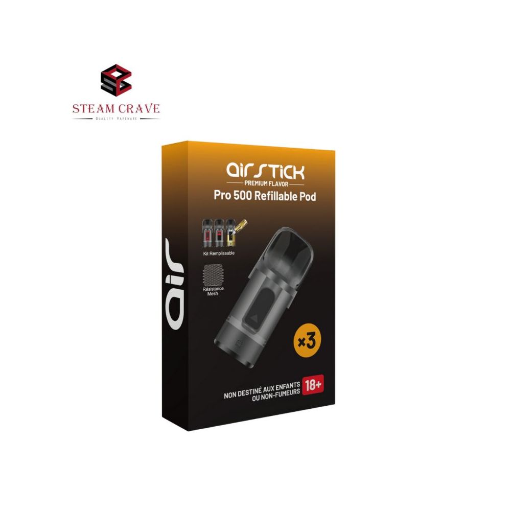 Steam Crave - Cartridges for Airstick Pro 500 2ml x3
