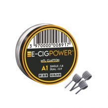E-Cig Power - A1 MTL Clapton X10