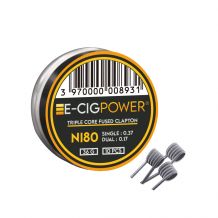 E-Cig Power - Ni80 Triple Core Fused Clapton X10