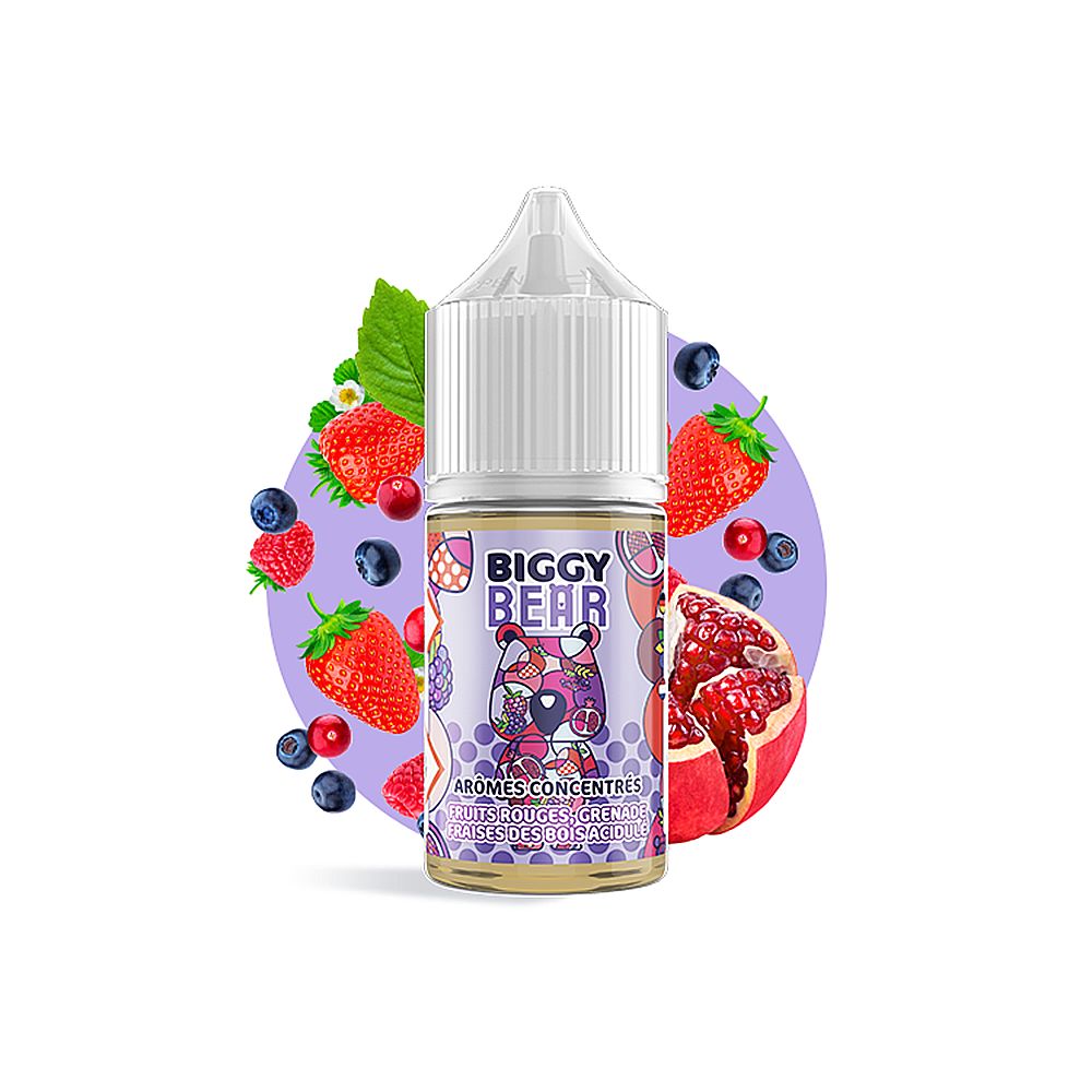 Biggy Bear - Fruits Rouges Grenade Fraise des Bois Concentré 30ml