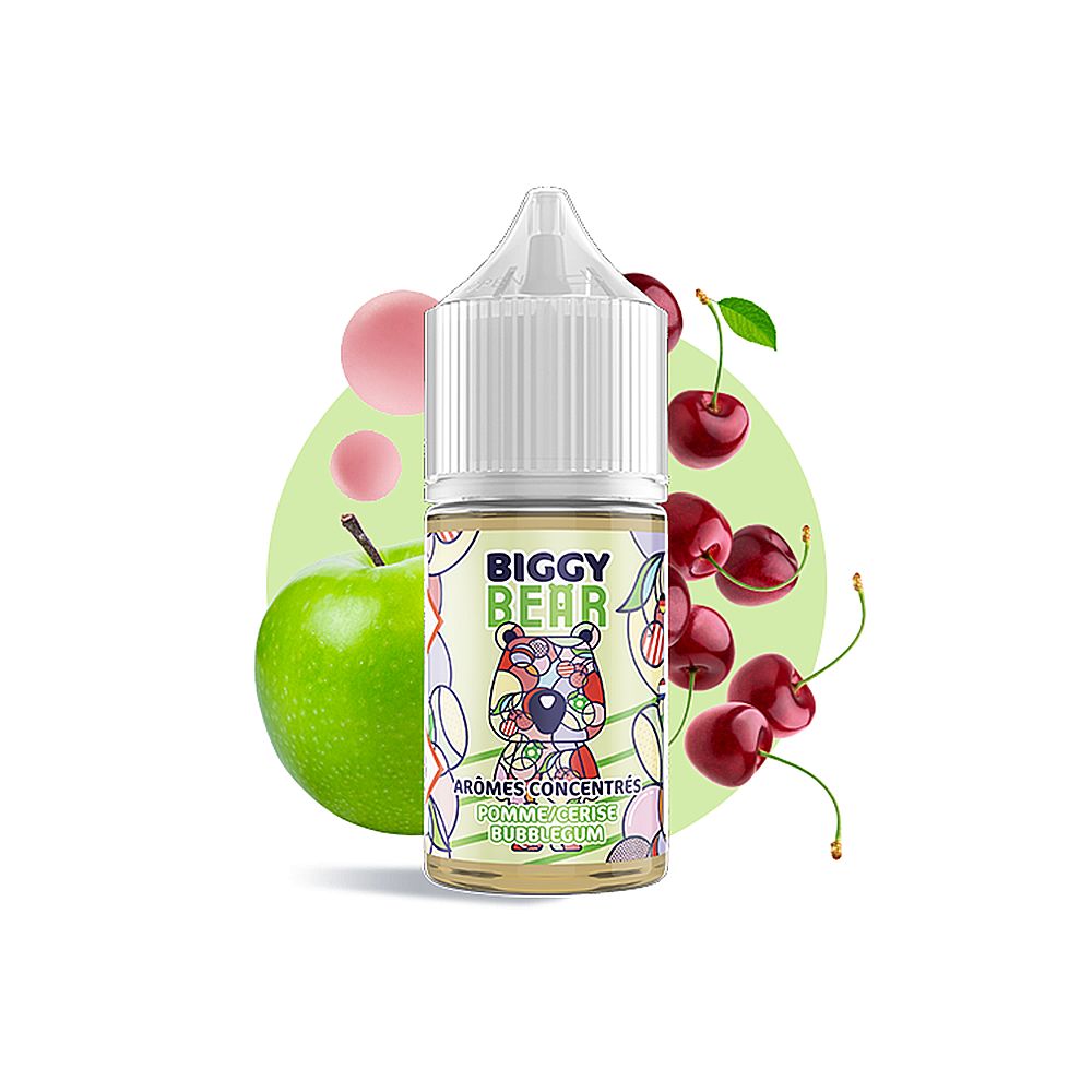 Biggy Bear - Apple Cherry Bubble Gum Concentrate 30ml