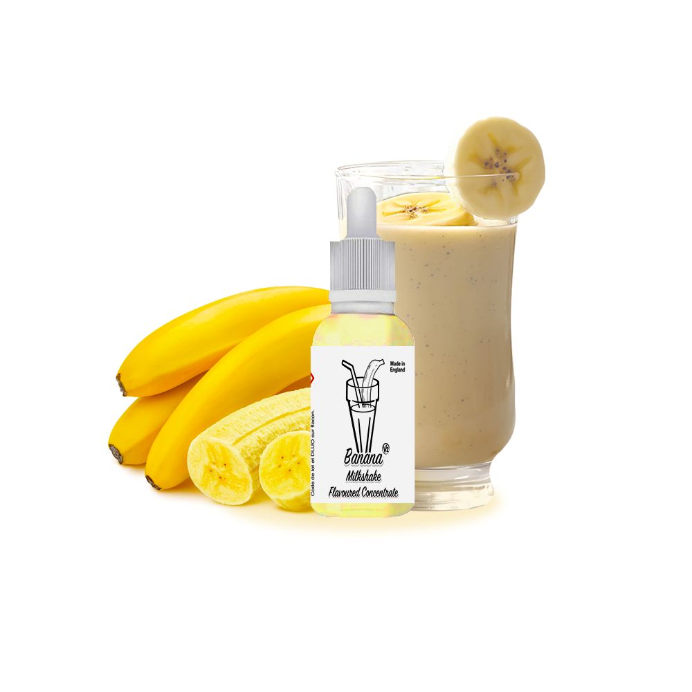Eco Vape - Banana Milkshake Concentré 30ML 0MG