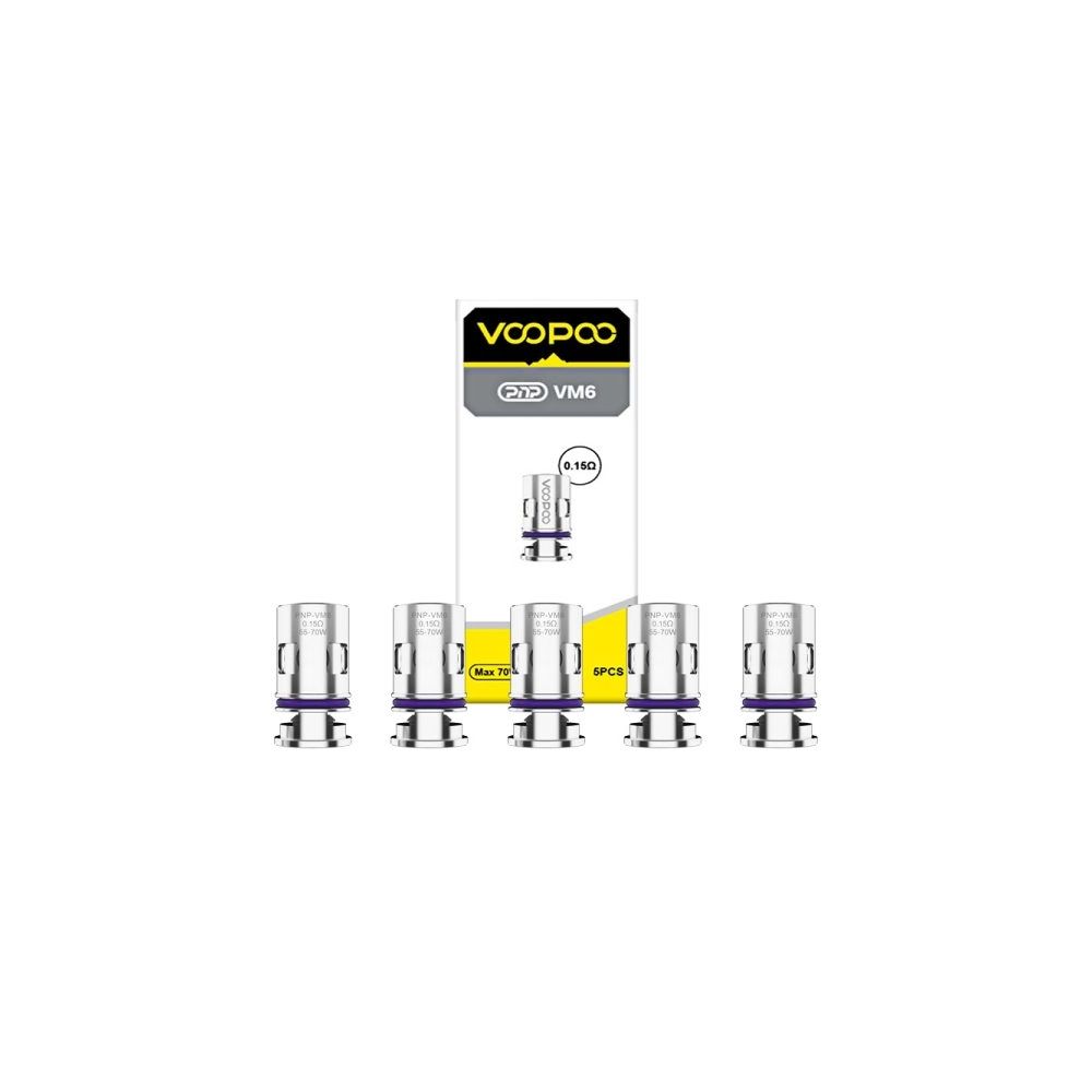Voopoo - Résistances PnP VM6 0.15Ω V2 X5