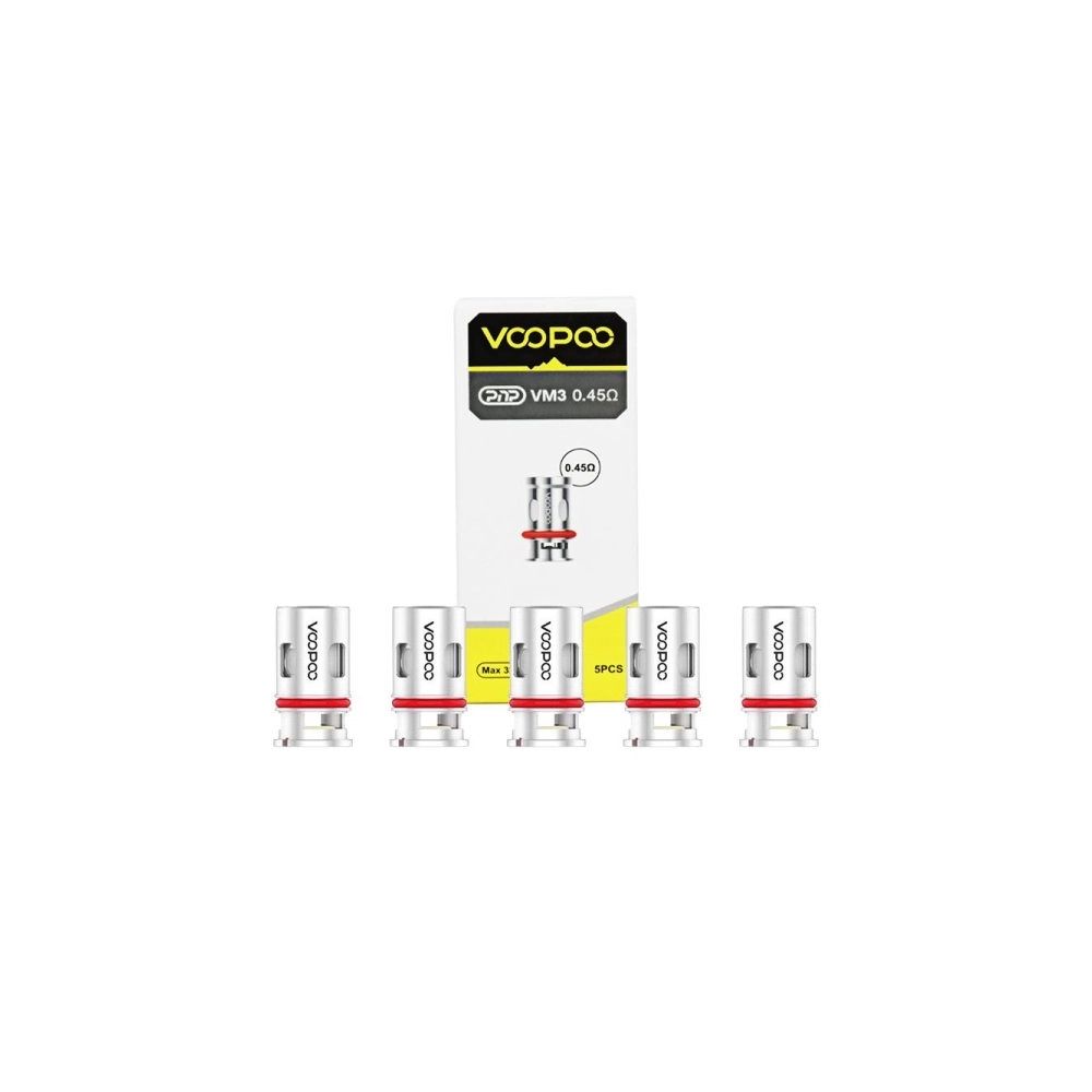 Voopoo - Résistances Mesh PnP VM3 0.45Ω V2 X5