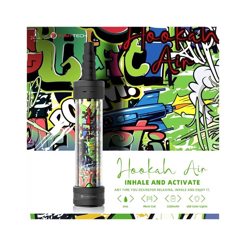 Fumytech - E-Chicha Portable Hookah Air 6ml 3200mAh Street Art