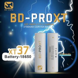 Accu BD-Pro XT37 18650 3790mAh BD Vape, batterie cigarette électronique,  accus BD Vape - Taklope