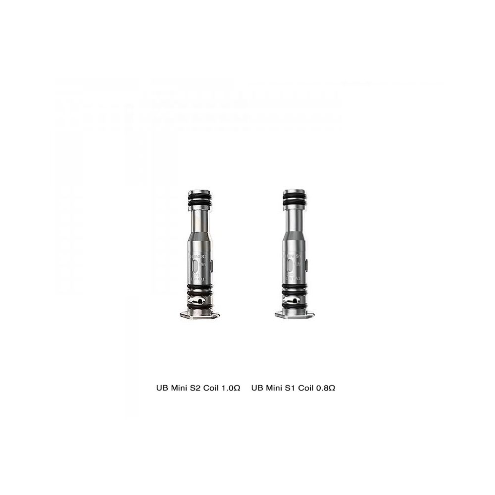 Lost Vape - Résistances UB Mini S1 0.8Ω / S2 1.0Ω X5