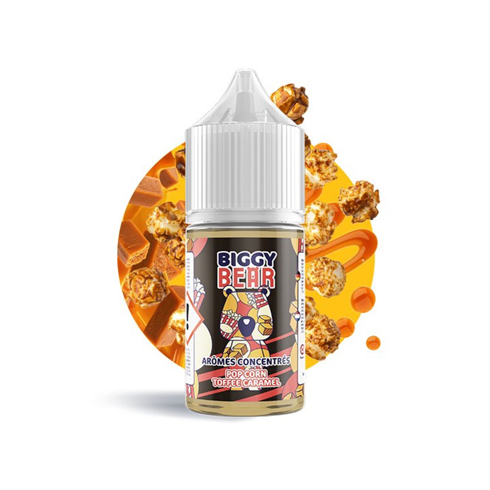 Biggy Bear - Pop Corn Toffee Caramel Concentrate 30ml