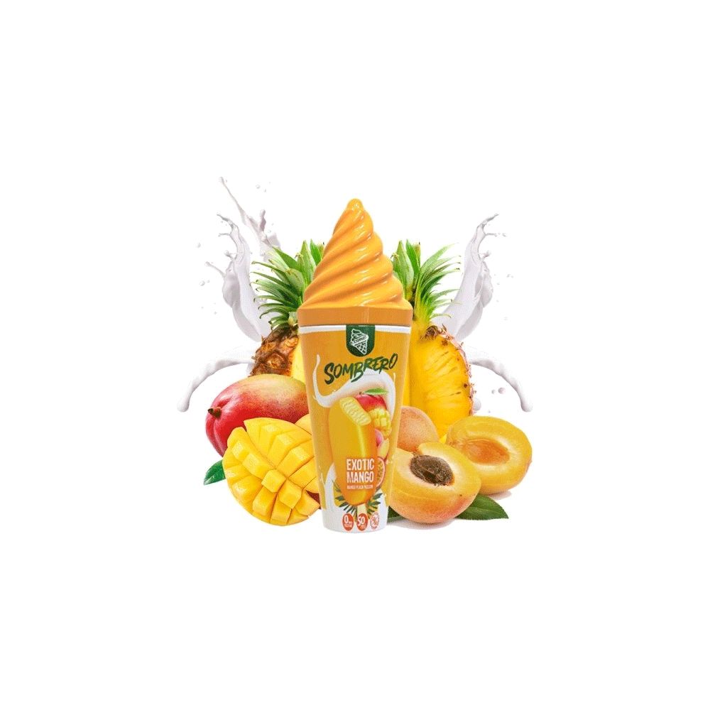 Sombrero by Vape Maker - Exotic Mango 0mg 50ml