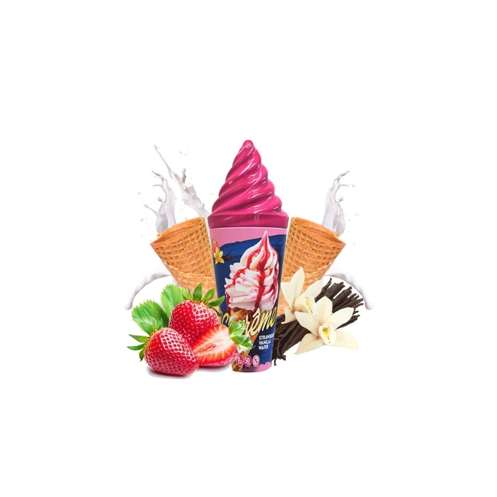 Suprême by Vape Maker - Strawberry Vanilla 0mg 50ml