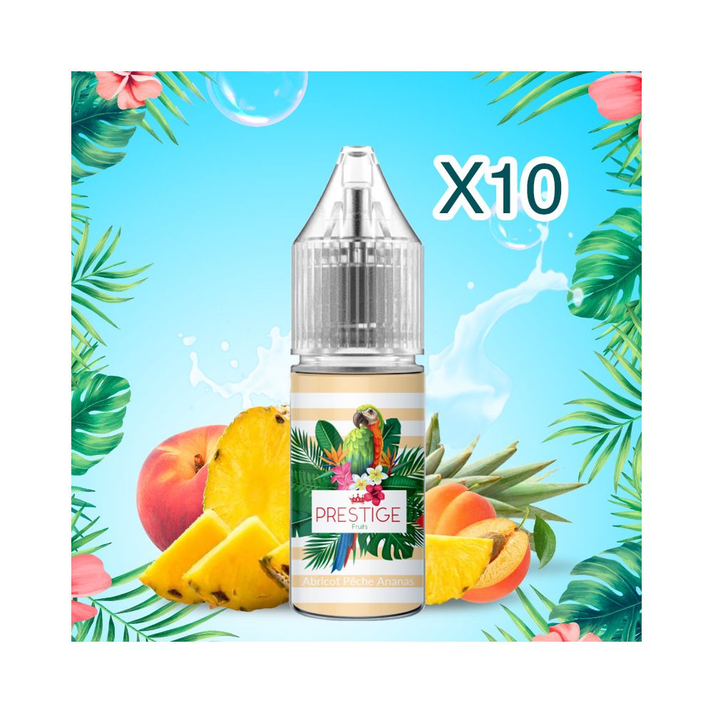 Prestige Fruits - Abricot Pêche Ananas Nic Salt 20mg - 50/50 - 10ml X10