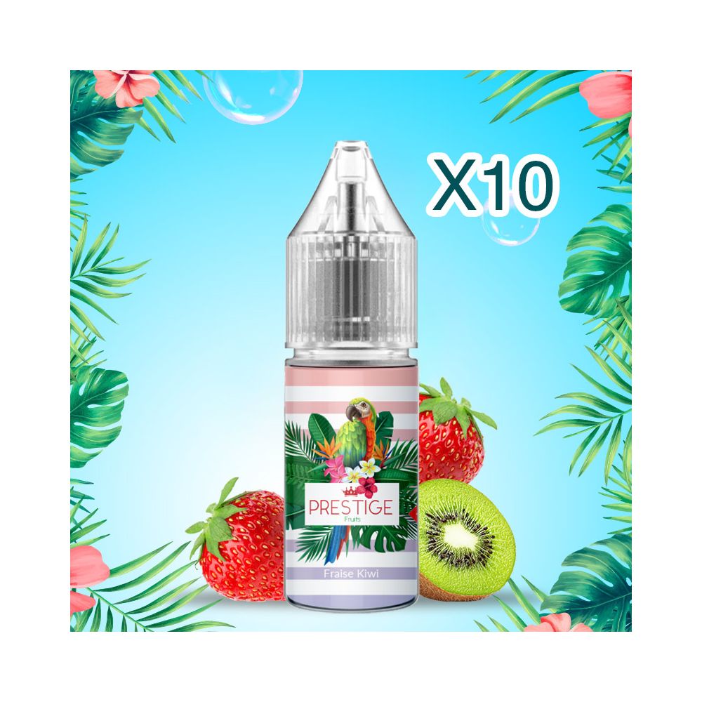 Prestige Fruits - Fraise Kiwi Nic Salt 20mg - 50/50 - 10ml X10