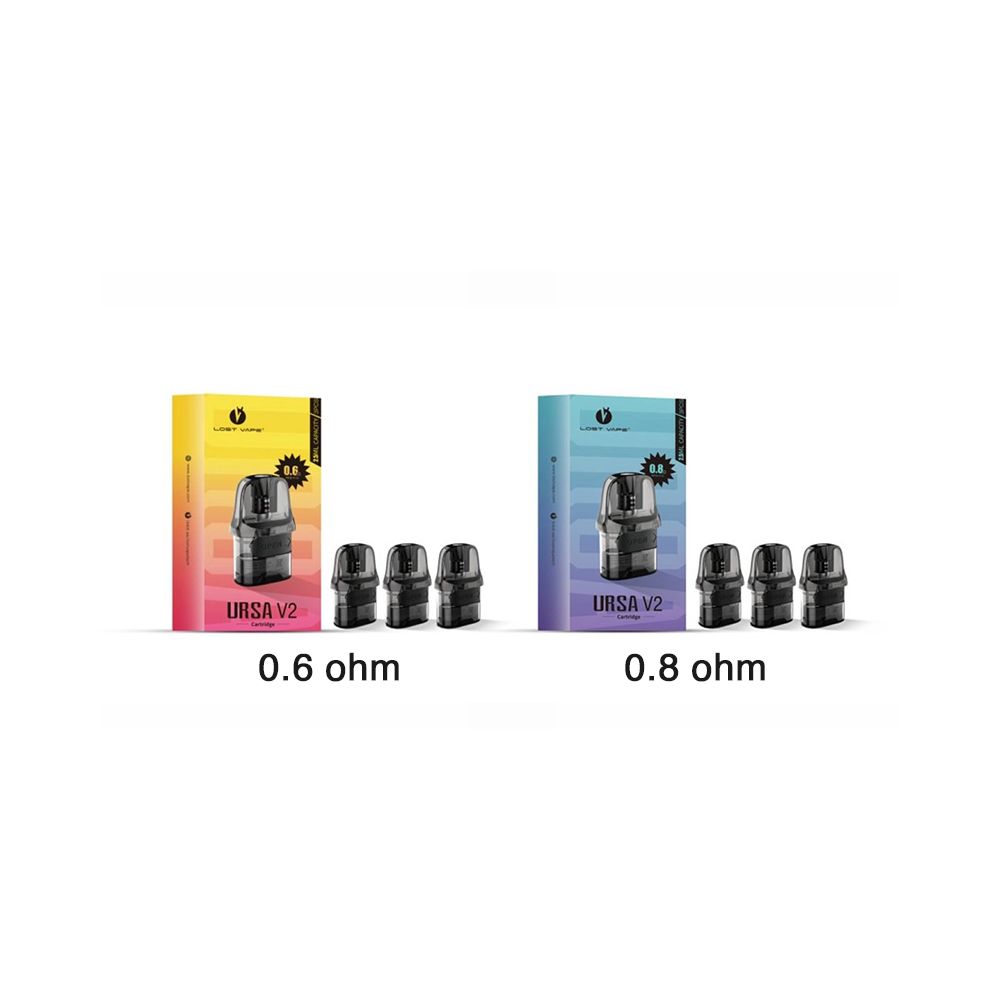 Lost Vape - Cartouche Ursa Nano V2 - 0.6/0.8ohm X3