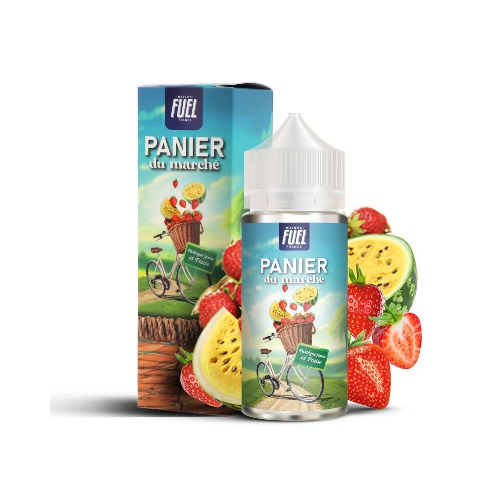 Panier du Marché by Maison Fuel - Fraise et Pastèque jaune 100ml