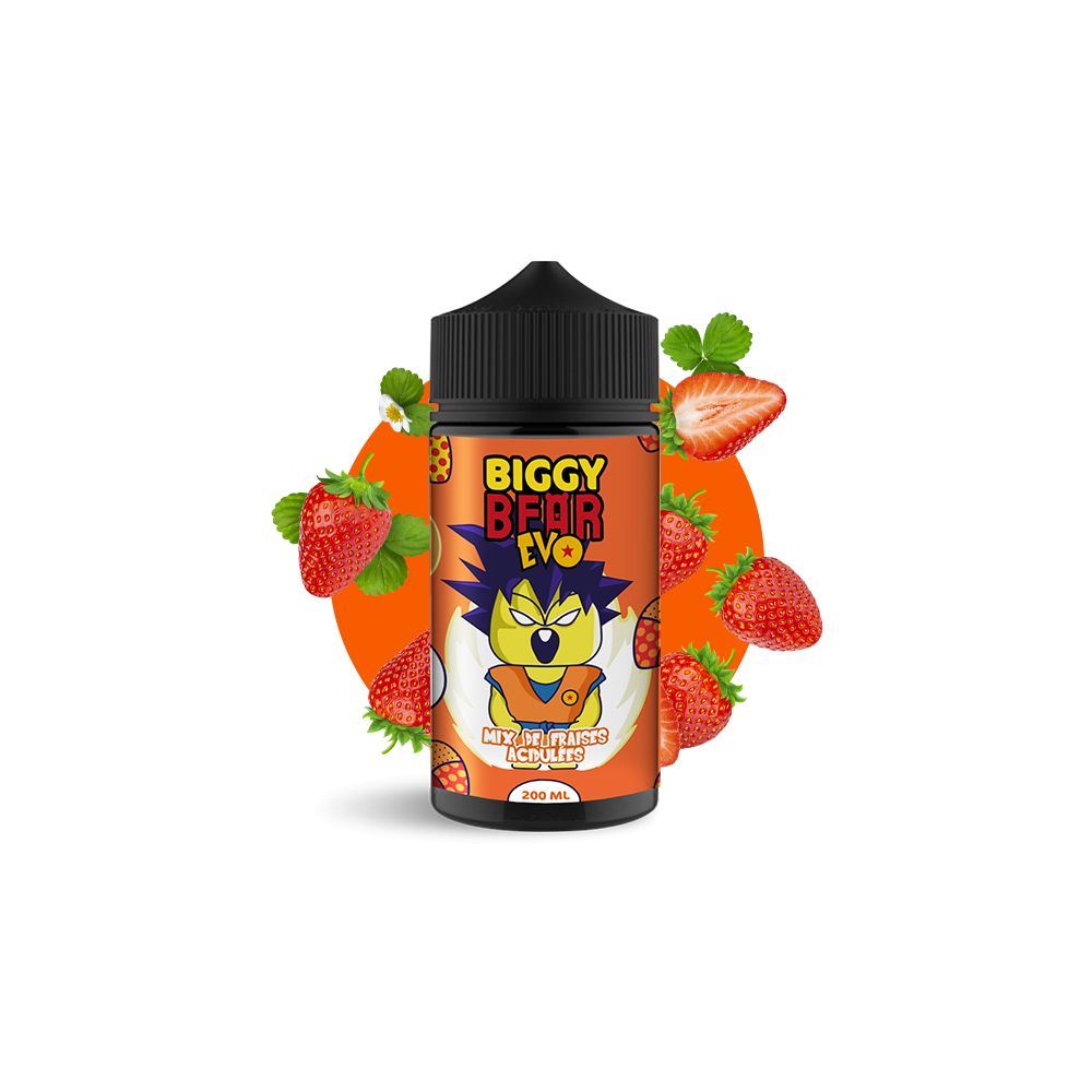 Biggy Bear Evo - Mix de Fraises Acidulée - 50/50 200ml