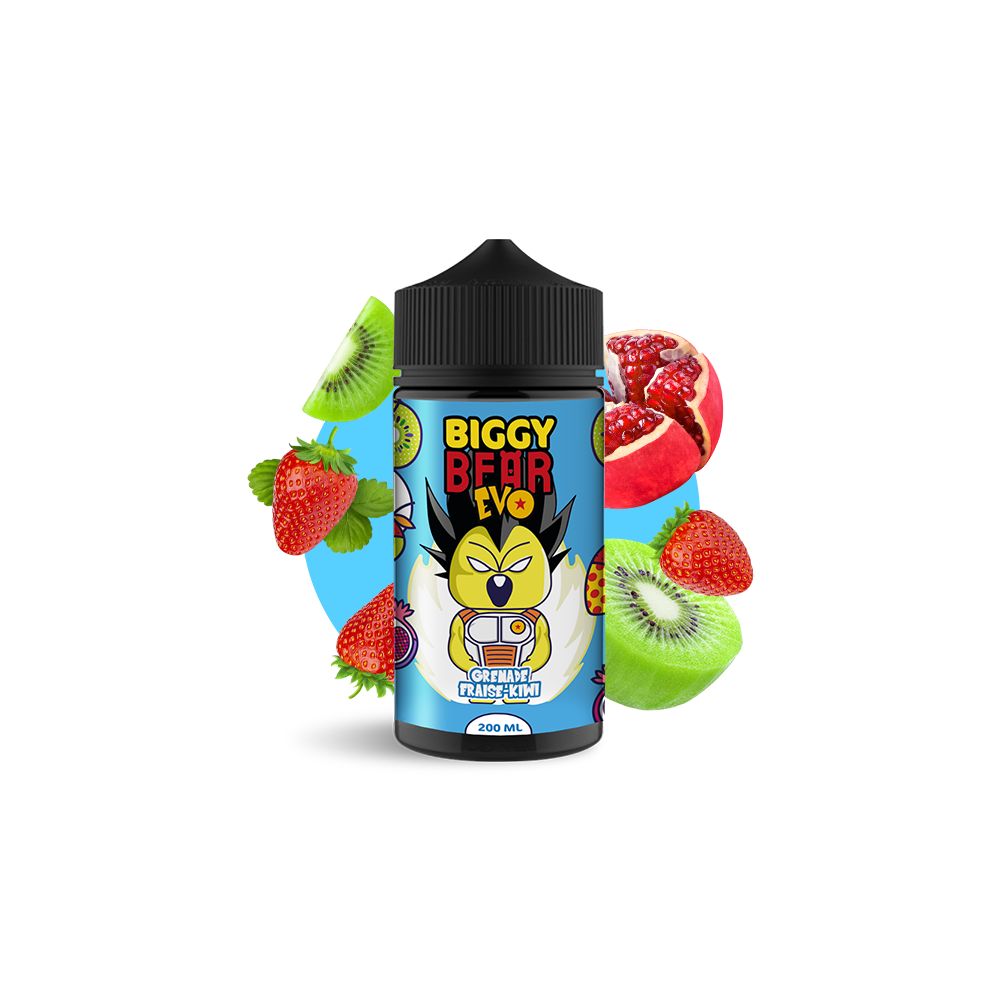 Biggy Bear Evo - Grenade Fraise Kiwi - 50/50 200ml
