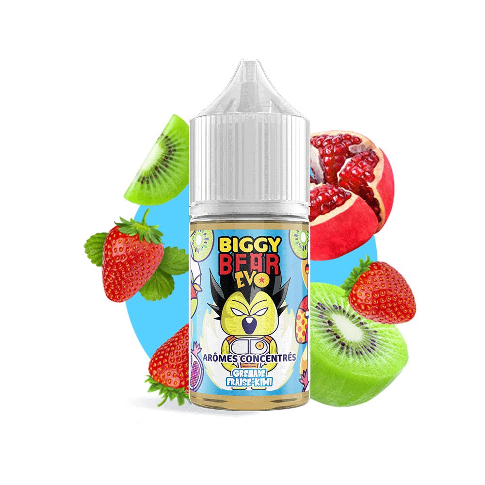 Biggy Bear EVO - Grenade Fraise Kiwi Concentré 30ml