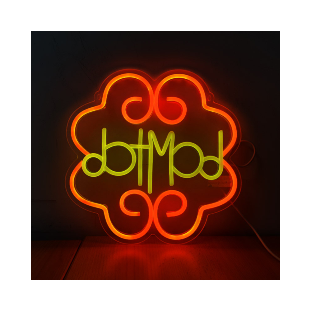 Dotmod - Logo Mural Neon