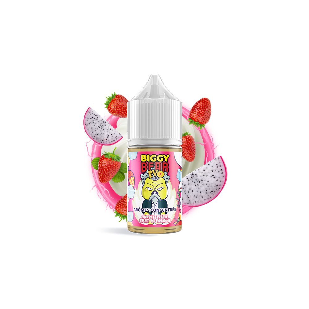 Biggy Bear EVO - Strawberry Sorbet Dragon Fruit Concentrate 30ml