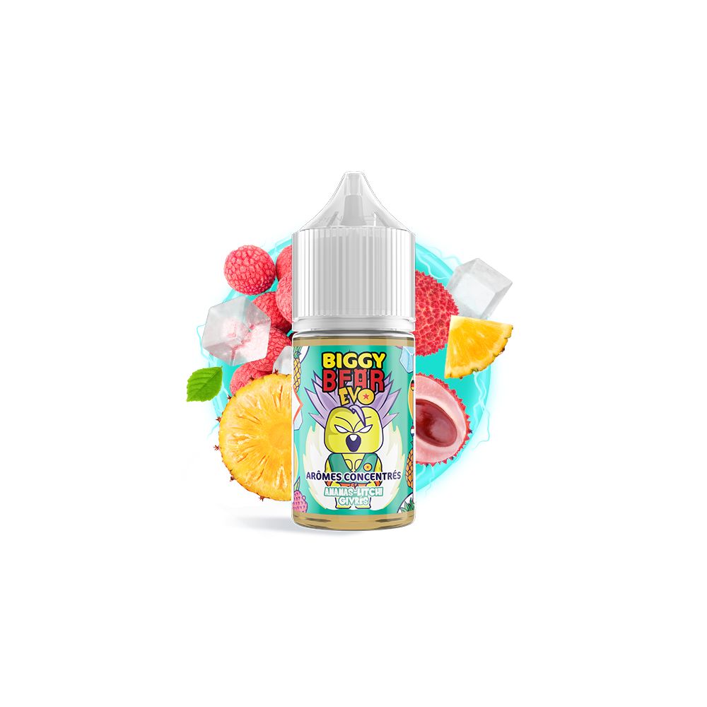 Biggy Bear EVO - Ananas Litchi Givrés Concentré 30ml