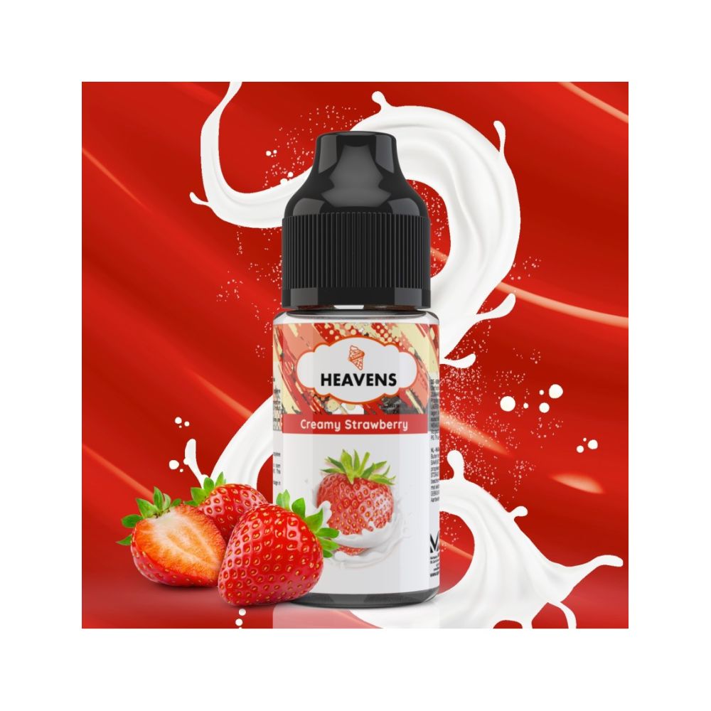 Heavens by Vape Maker- E-Cone - Creamy Strawberry - Concentrate 30ml