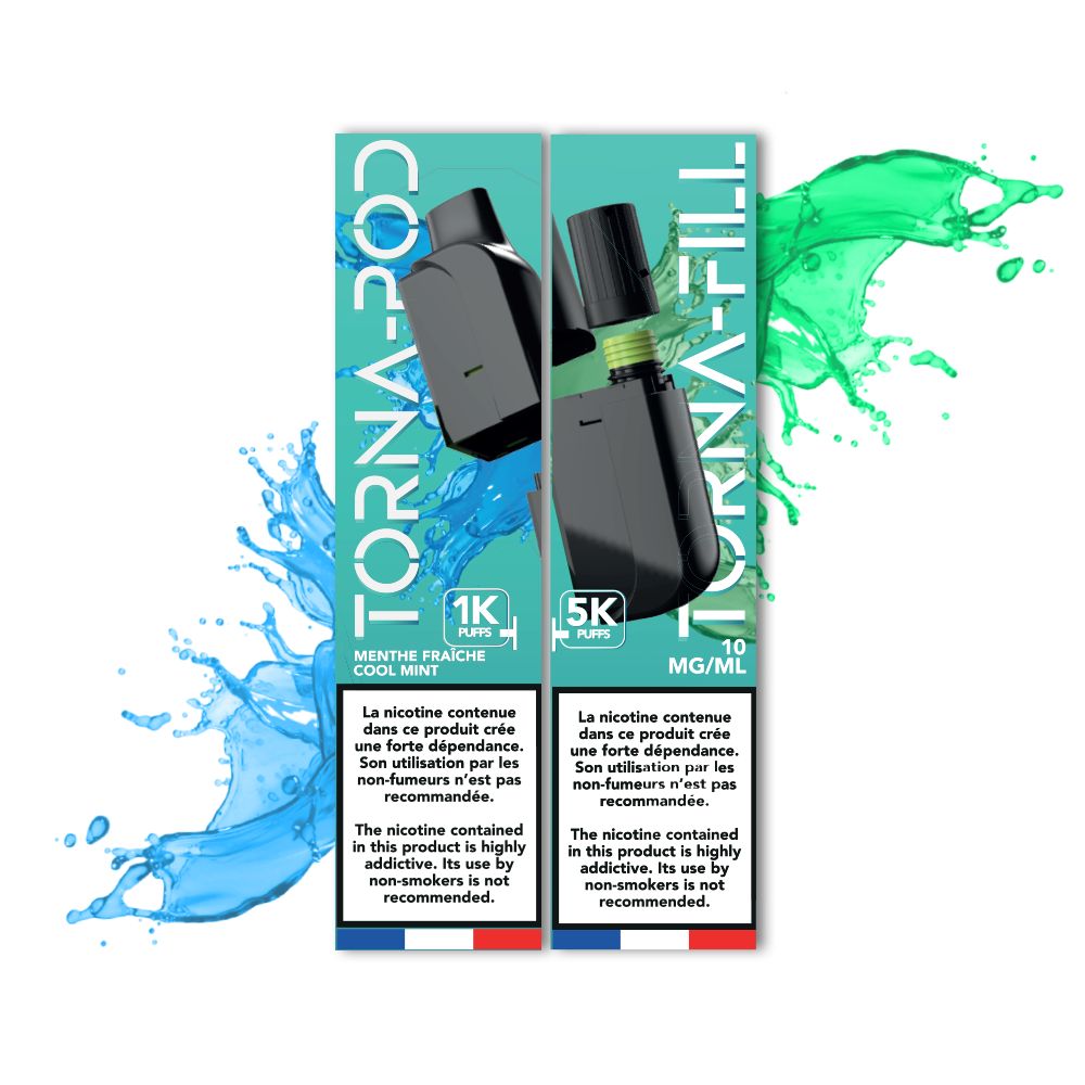 TORNA-BAR - Torna Pod / Fill Menthe fraîche 6K Puffs x10