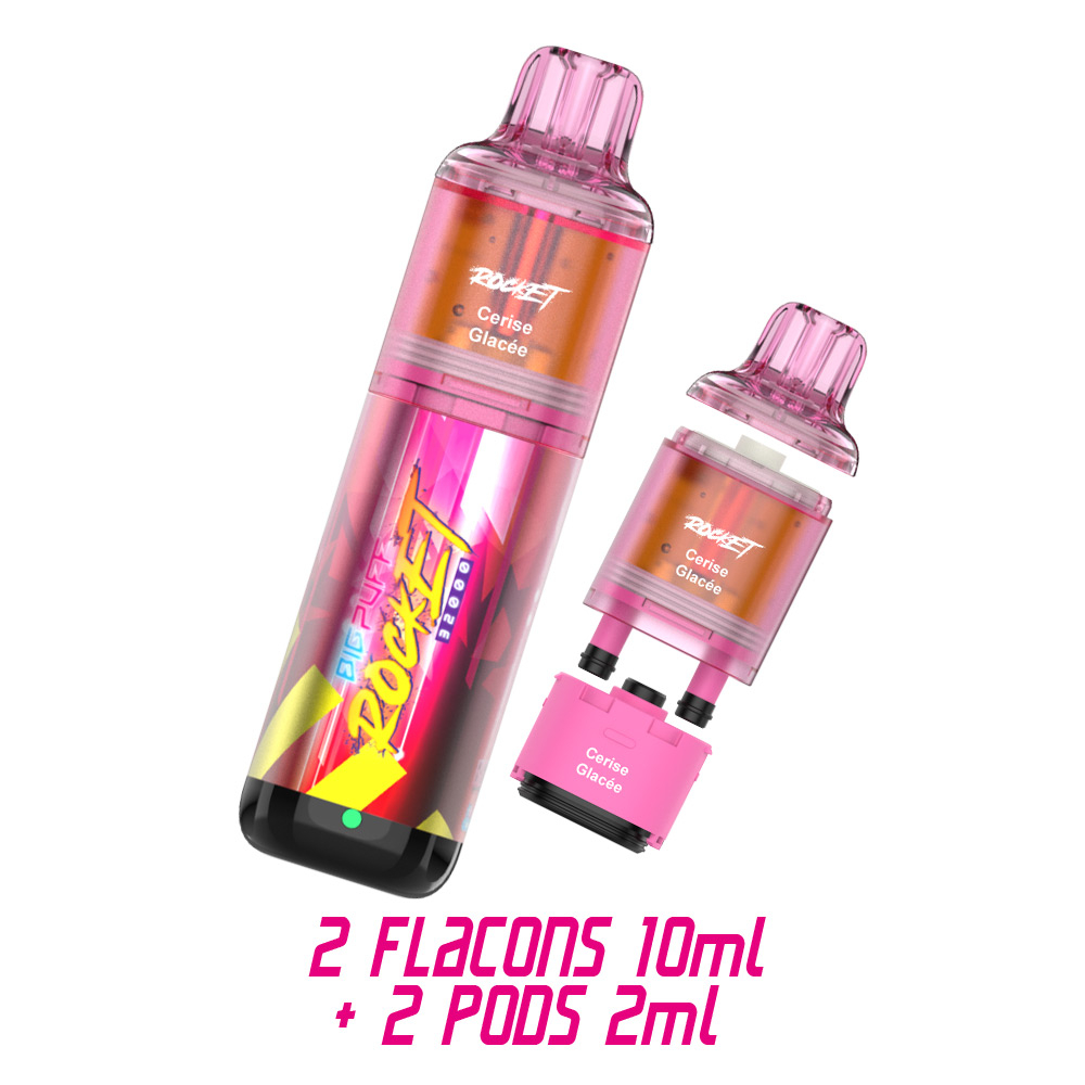 Big Puff - Rocket 32000 20mg - Cerise Glacée