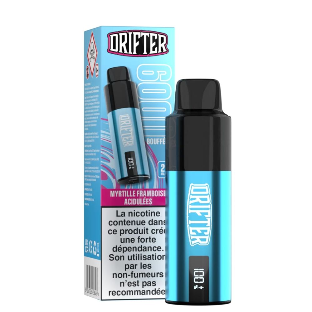 Drifter - Kit Drifter Bar - Blueberry Sour Raspberry 6K Puff 20mg