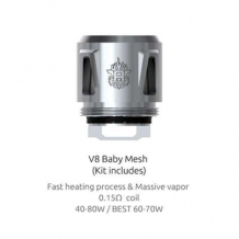 Résistances SMOK V8 Baby Mesh